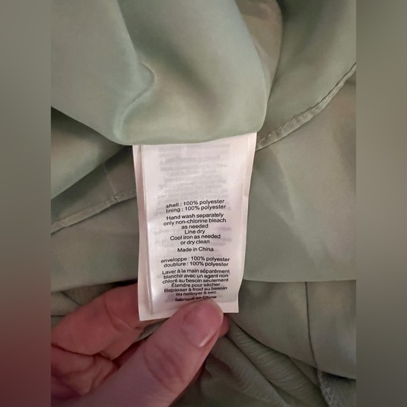 David’s Bridal Strapless Meadow Green Formal Dress Size 16, - Picture 8 of 12